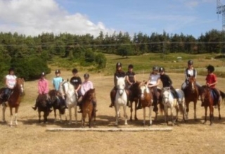 Randonee a cheval Cornillon